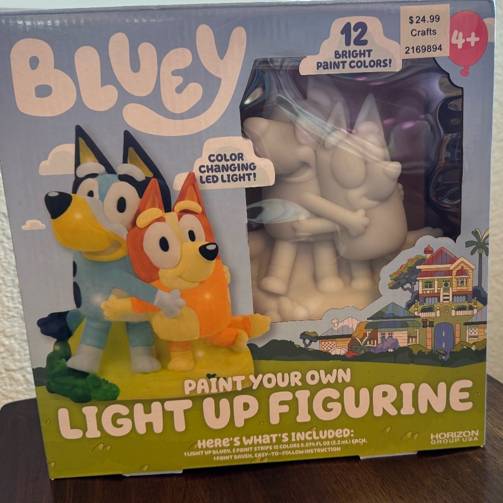 Bluey Paint Your Own Light Up Figurine